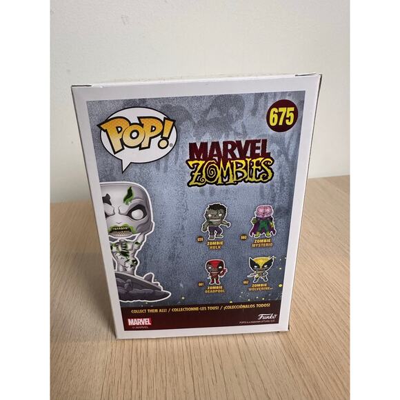 Marvel Zombie Silver Surfer Funko Pop 675 Hot Topic - NEW  Marvel Zombie Silver Surfer Funko Pop 675 Hot Topic - NEW